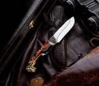 Подарочный туристический нож «Беркут» сталь 95Х18 в футляре - фото №1
