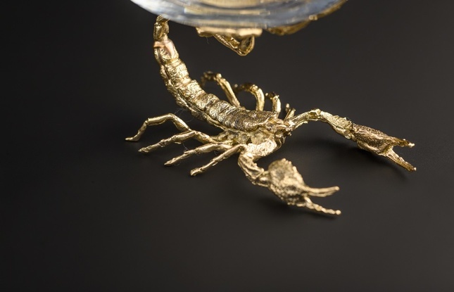 Бокал для коньяка «Скорпион» в подарочном футляре - фото №5