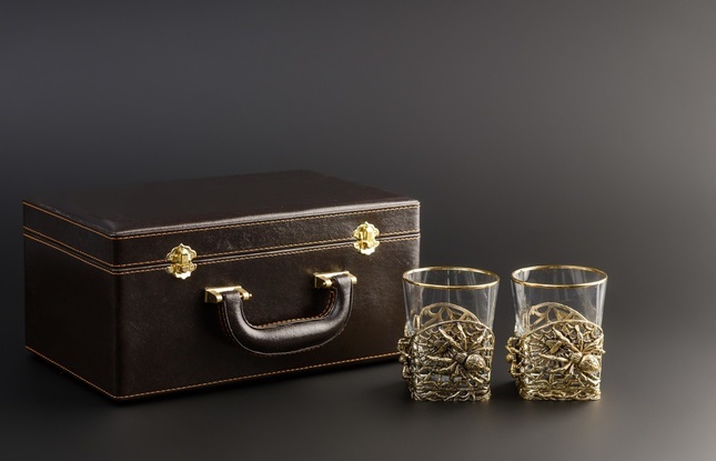 Подарочный набор стаканов для виски «Паук» 310 мл - фото №2