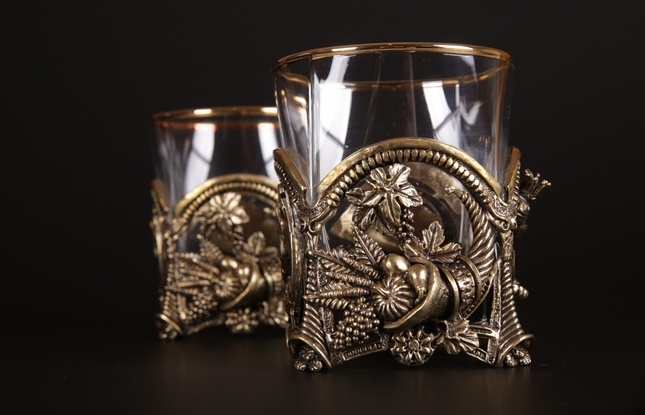 Набор стаканов для  виски "Рог изобилия"  310 мл - фото №1