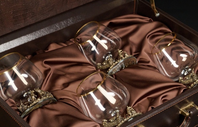 Бокал для коньяка "Утро в сосновом бору" эконом 430 мл - фото №11