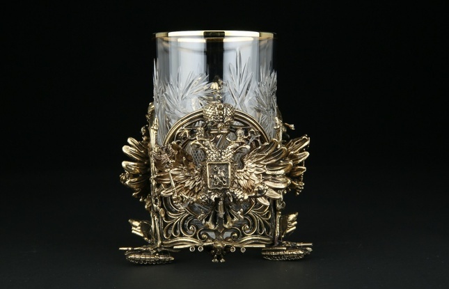 Подстаканник "Герб России" 250 мл - фото №3