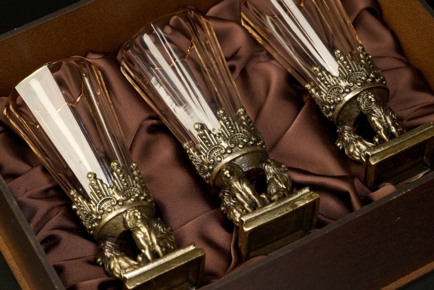 Набор лафитников «Имперский» 3шт в подарочной коробке