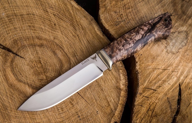 Нож «Лань» (Elmax, стабилизированная карельская береза)