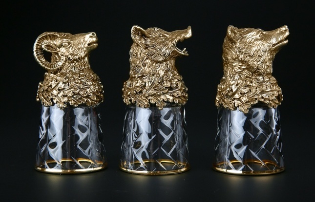 Подарочный набор чарок «Охота»  50 мл - фото №6