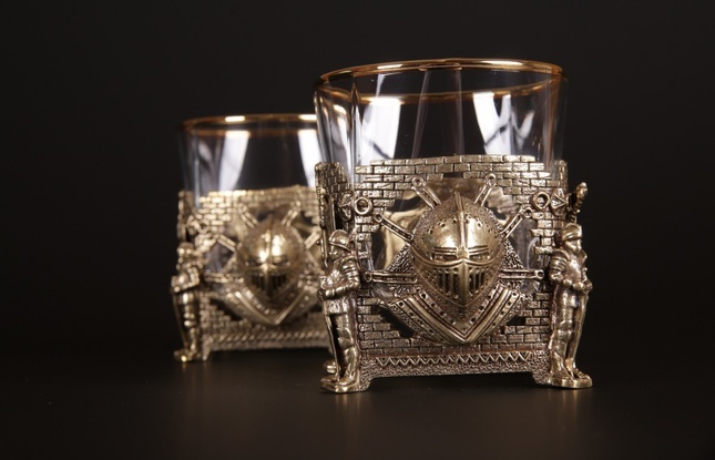 Набор стаканов для  виски "Рыцарь" 310 мл - фото №1
