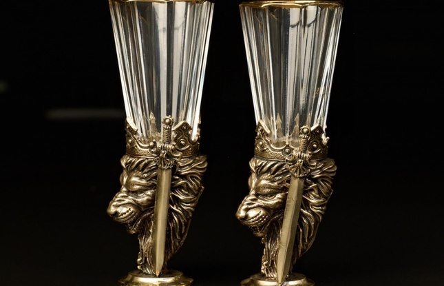 Набор рюмок-лафитников «Лев» 50 мл - фото №1