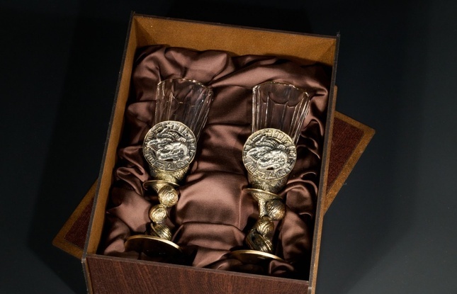 Набор лафитников для водки Знаки зодиака «Рак» 50 мл - фото №4