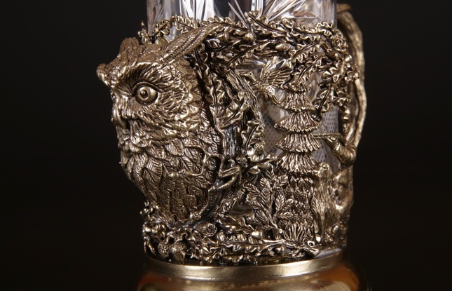 Подстаканник "Русский лес Сова" 250 мл - фото №5