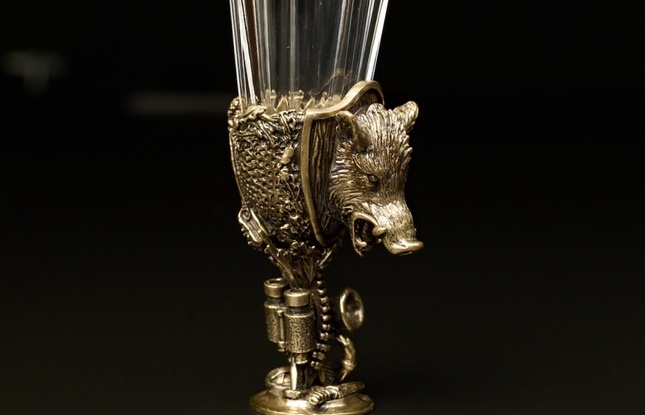 Набор рюмок-лафитников «Охотничьи трофеи»  50 мл - фото №6