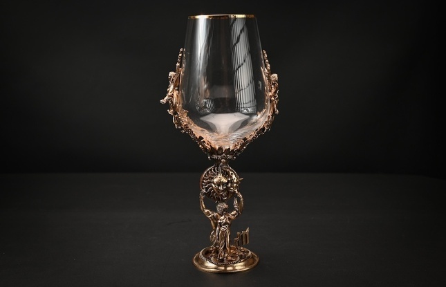 Бокал для вина "Гороскоп Дева"  2 шт.  в подарочном футляре с художественным оформлением  430 мл - фото №5