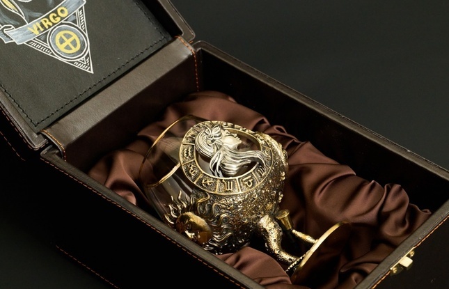 Бокал для коньяка Зодиак " Дева"  1 шт.  в подарочном футляре с художественным оформлением  430 мл - фото №3