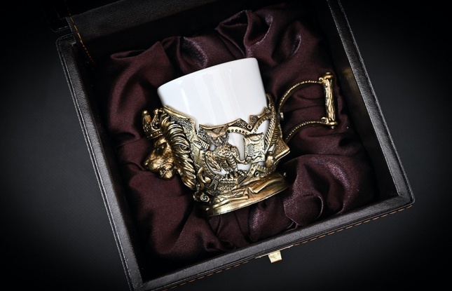 Чашка для кофе "Мудрому руководителю" 1 шт. в подарочном футляре с художественным оформлением 200 мл - фото №2