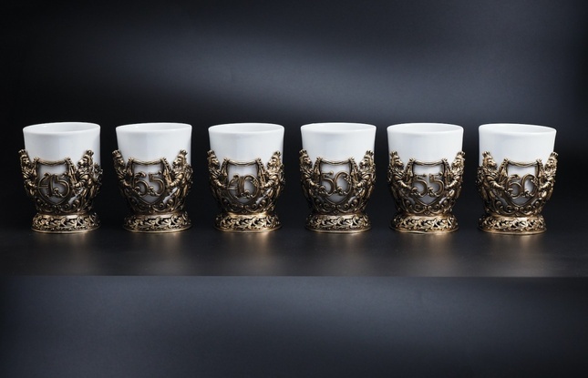 Чашка для кофе "Юбилейная"  (35,40,45,50,55,60,65,70 Лет) 200 мл - фото №10