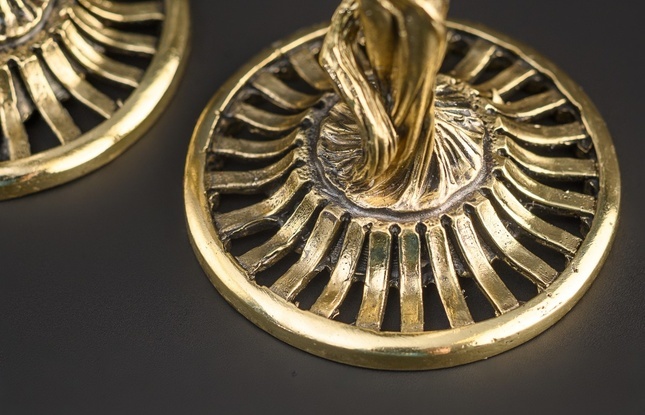 Набор бокалов для шампанского «Флора» (2 шт.) в подарочном футляре 180 мл - фото №7