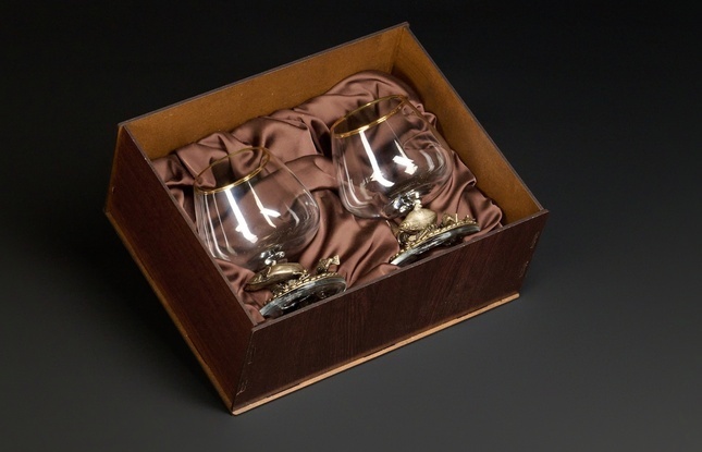 Бокал для коньяка "Рыбалка" эконом 430 мл - фото №14