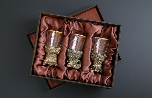 Подарочный набор чарок «Охота»  50 мл - фото №12