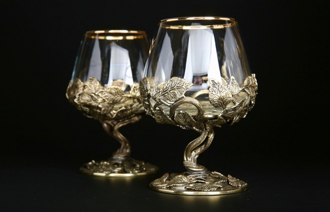 Бокал  для коньяка "Листва" 330 мл - фото №3