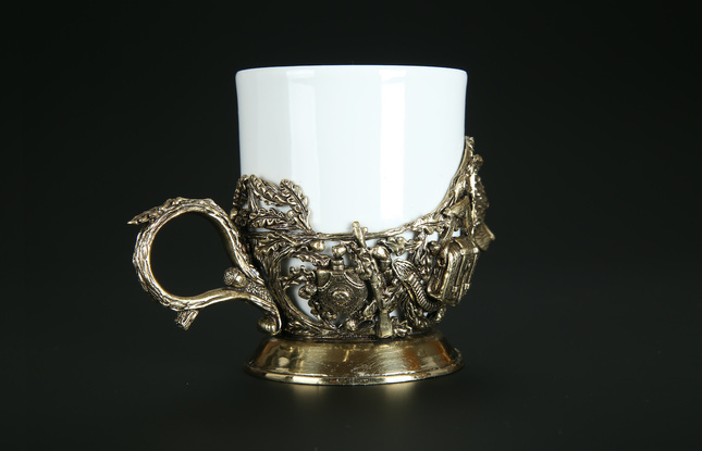 Чашка для кофе "Трофейный Медведь"  200 мл - фото №3