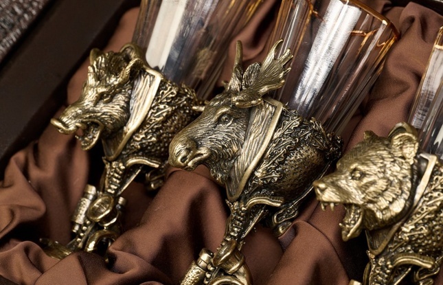 Набор рюмок-лафитников «Охотничьи трофеи»  50 мл - фото №10