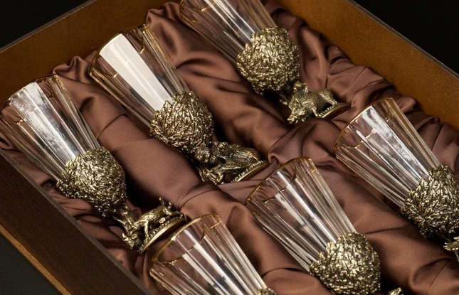 Набор рюмок-лафитников «Русский Лес»  50 мл - фото №12