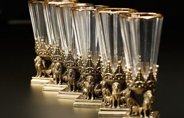 Набор лафитников «Имперский» (6 шт.) в подарочном футляре с художественным оформлением 50 мл - фото №4