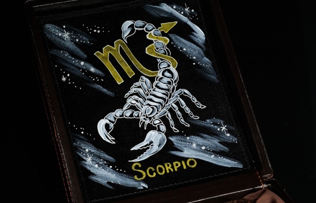 Набор лафитников для водки «Знаки Зодиака Скорпион» (2 шт.) в подарочном футляре c художественным оформлением 50 мл - фото №3