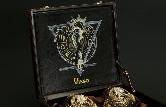 Бокал для коньяка Зодиак "Дева"  2 шт.  в подарочном футляре с художественным оформлением  430 мл - фото №2