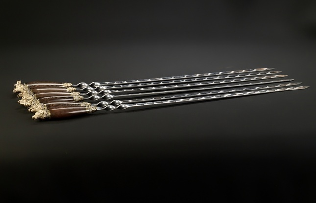 Шампуры ручной работы  «Звери Каменные» - фото №7