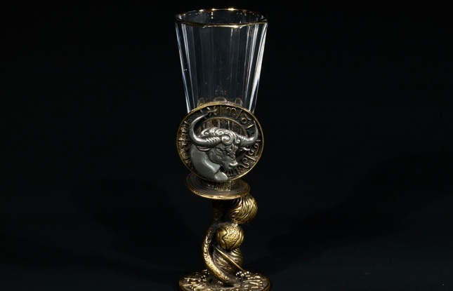 Набор лафитников для водки «Знаки Зодиака Телец» (2 шт.) в подарочном футляре c художественным оформлением 50 мл - фото №6