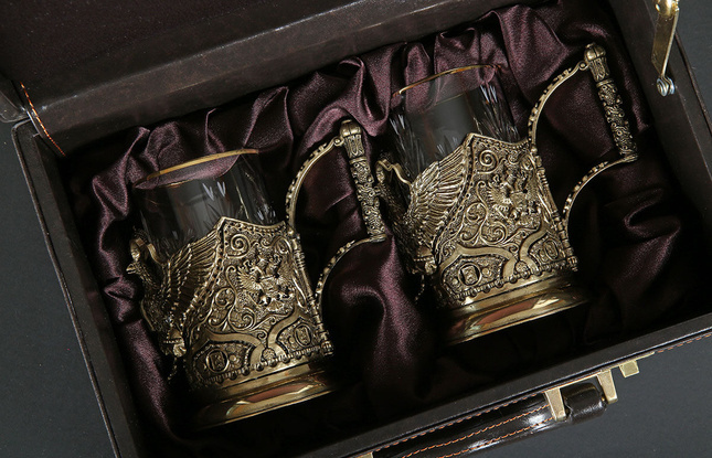 Подстаканник «Герб России VIP» - фото №5