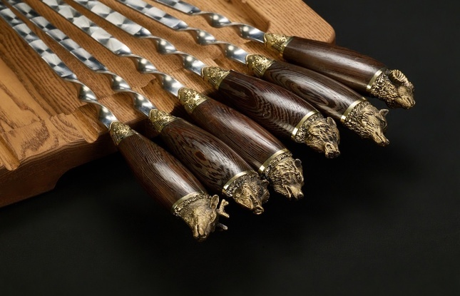 Шампуры ручной работы «Звери Большие» - фото №5