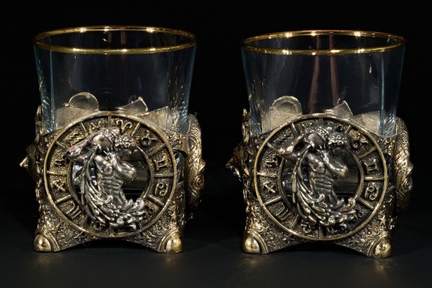 Стакан для виски Зодиак  "Водолей"