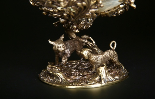 Бокал для коньяка "Охота Элит" Рысь 430 мл - фото №1