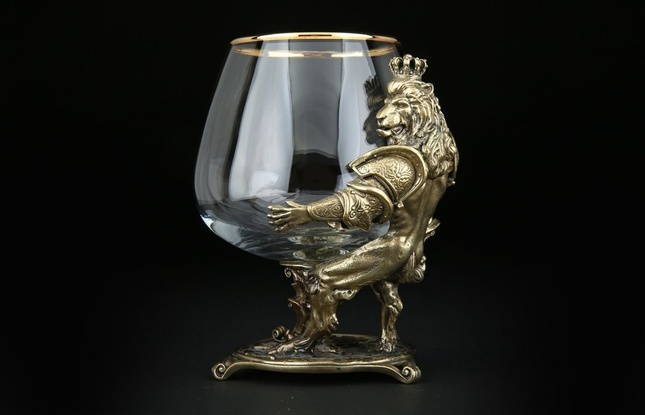 Бокал для коньяка «Лев Царский» 430 мл - фото №3