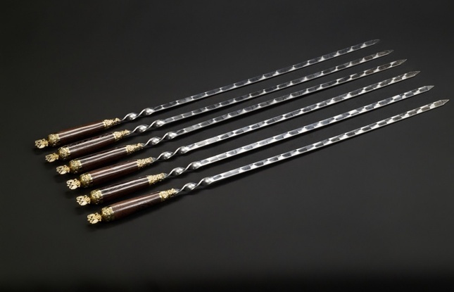 Шампуры ручной работы  «Державные» - фото №4