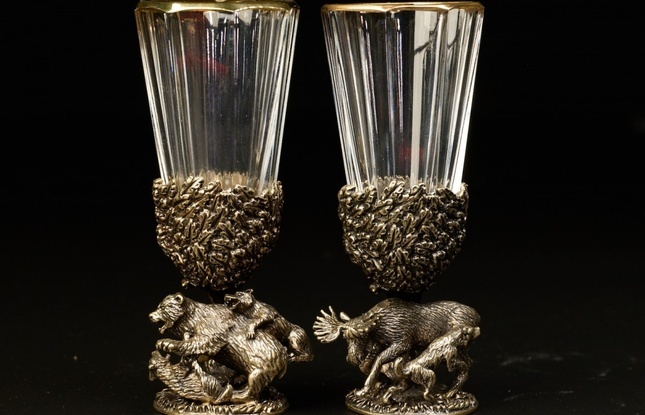 Набор рюмок-лафитников «Русский Лес»  50 мл - фото №9