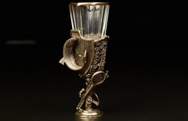 Набор лафитников «Рыбалка Трофеи"  (6 шт.) в подарочном футляре с художественным оформлением 50 мл - фото №10