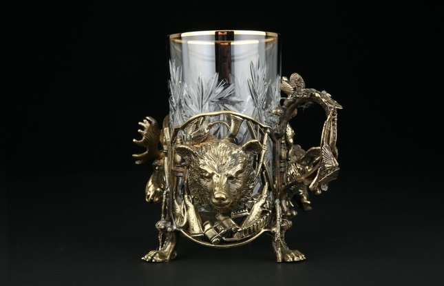 Подстаканник «Охота» 250 мл - фото №1