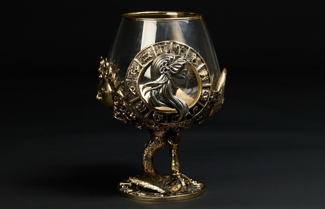 Бокал для коньяка Зодиак " Дева"  1 шт.  в подарочном футляре с художественным оформлением  430 мл - фото №5