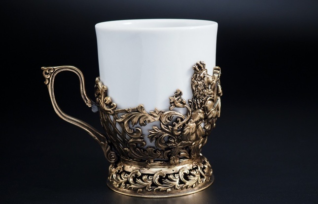 Чашка для кофе "Юбилейная"  (35,40,45,50,55,60,65,70 Лет) 200 мл - фото №6