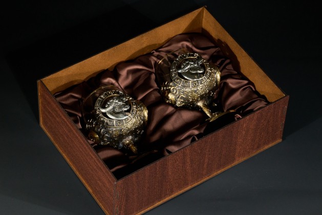 Бокал для коньяка Зодиак «Телец» 2 шт. в подарочной коробке