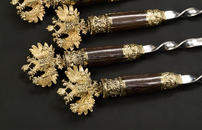 Шампуры «Держава» 6 шт  прямые 2,5 мм - фото №8