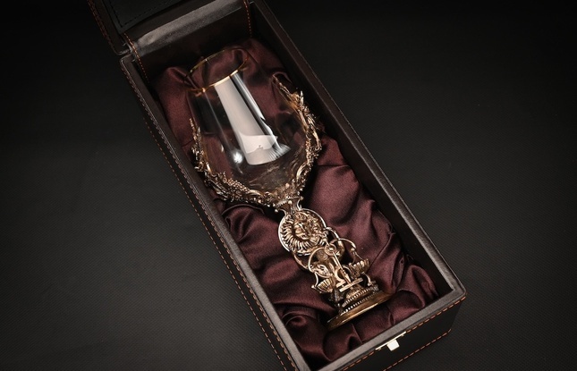 Бокал для вина "Гороскоп Весы"  1 шт.  в подарочном футляре с художественным оформлением  430 мл - фото №2