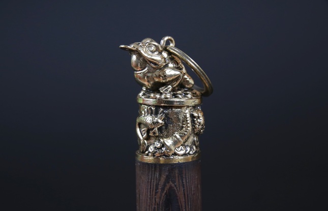 Ложка для обуви  "Денежная лягушка" - фото №5