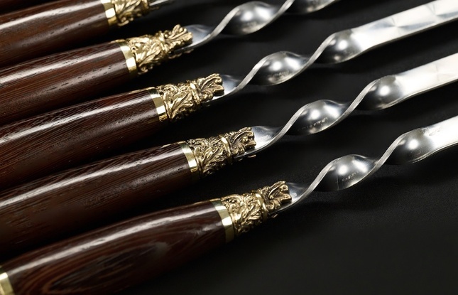 Шампуры ручной работы  «Звери Лесные» - фото №5