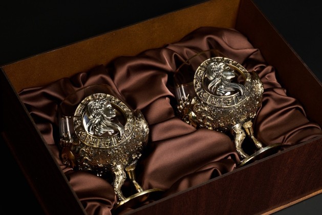 Бокал для коньяка Зодиак «Дева» 2 шт. в подарочной коробке