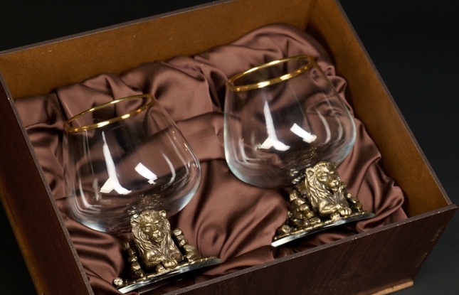 Бокал для коньяка «Лев VIP» эконом  430 мл - фото №5