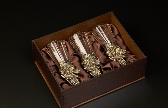 Набор рюмок-лафитников «Лев» 50 мл - фото №17