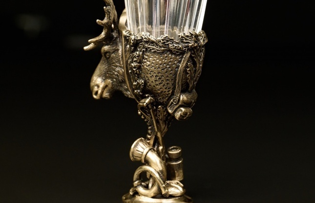 Набор лафитников «Охотничьи Трофеи" 3 шт.  в подарочном футляре с художественным оформлением  50 мл - фото №8